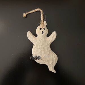 Ghost Wooden Ornament